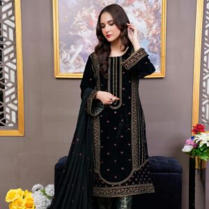 Black pathani suit
